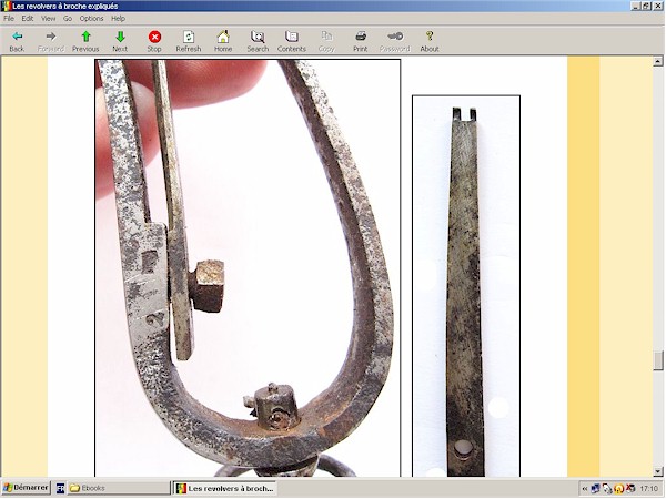 revolver  broche lefaucheux