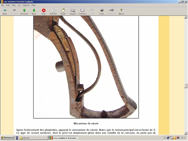 revolver  broche lefaucheux