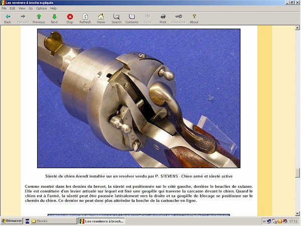 revolver  broche lefaucheux