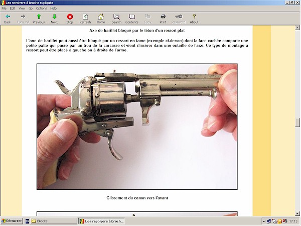 revolver  broche lefaucheux