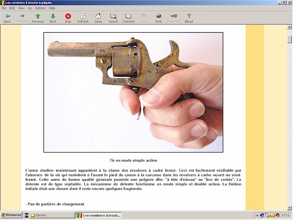 revolver  broche lefaucheux