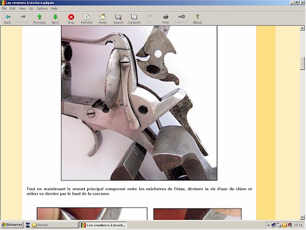 revolver  broche lefaucheux