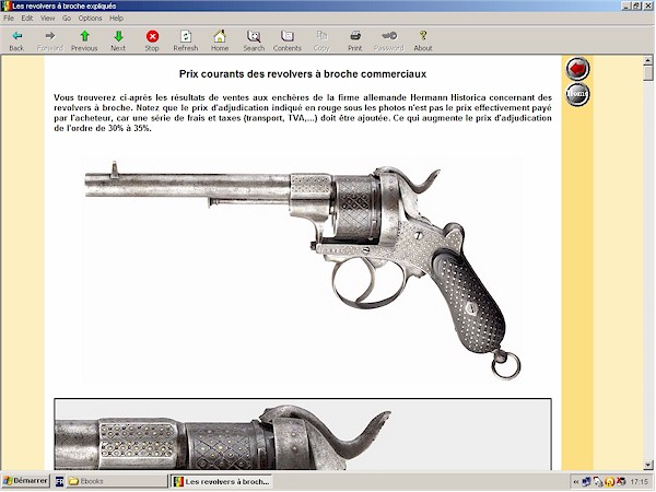 revolver  broche lefaucheux