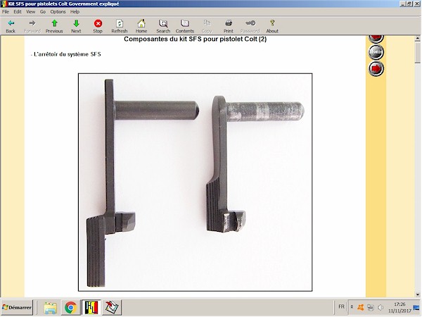 Le systme SFS pour pistolets Colt expliqu