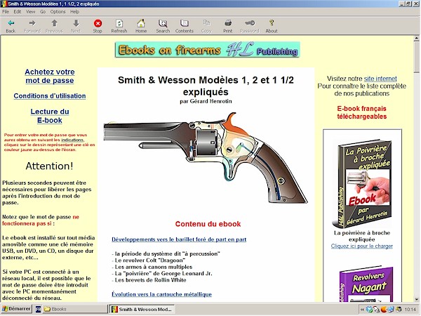 Revolvers Smith et Wesson tip-up