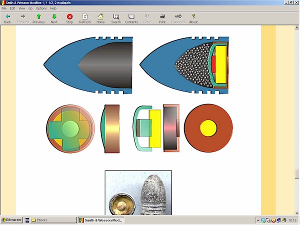 Revolvers Smith et Wesson tip-up