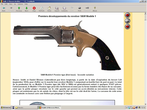 Revolvers Smith et Wesson tip-up