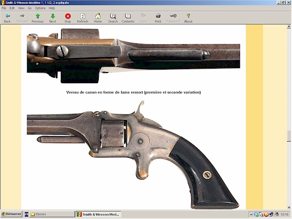 Revolvers Smith et Wesson tip-up