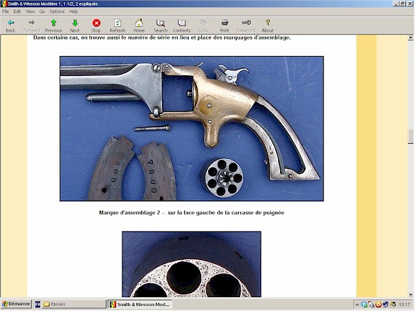 Revolvers Smith et Wesson tip-up