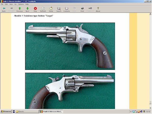 Revolvers Smith et Wesson tip-up