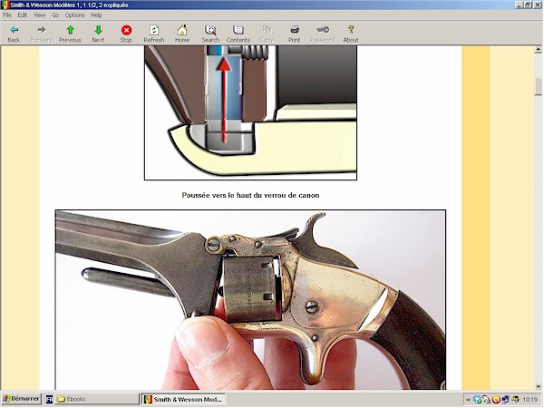 Revolvers Smith et Wesson tip-up