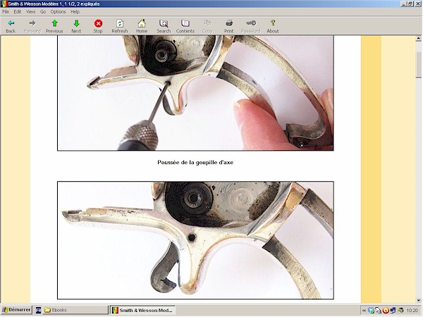 Revolvers Smith et Wesson tip-up