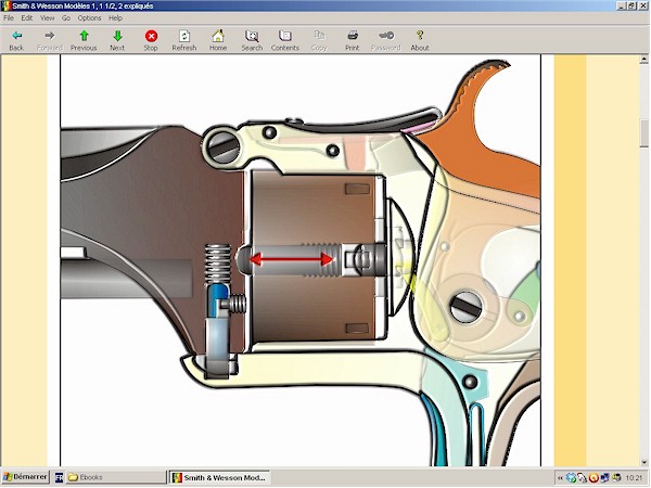 Revolvers Smith et Wesson tip-up
