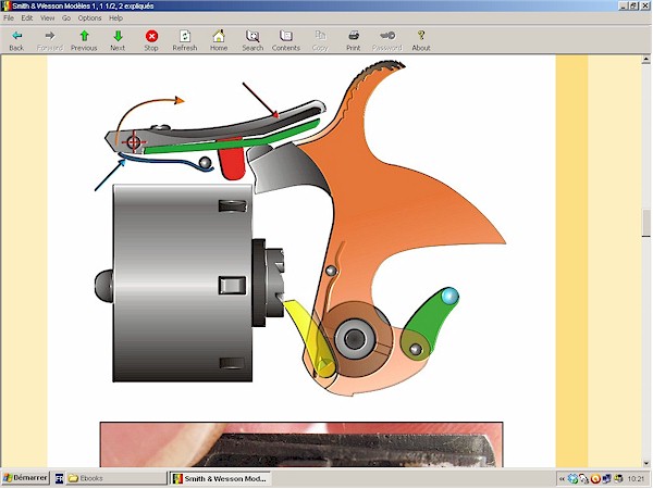 Revolvers Smith et Wesson tip-up