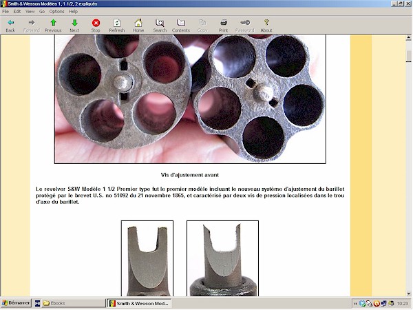 Revolvers Smith et Wesson tip-up