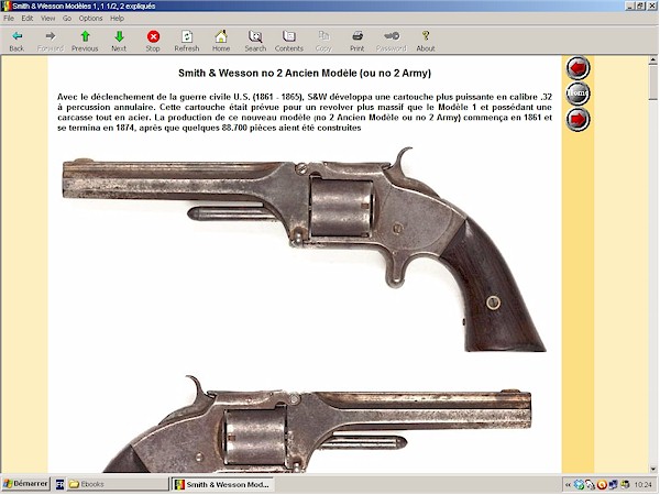 Revolvers Smith et Wesson tip-up