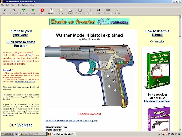 Walther Model 4 pistol